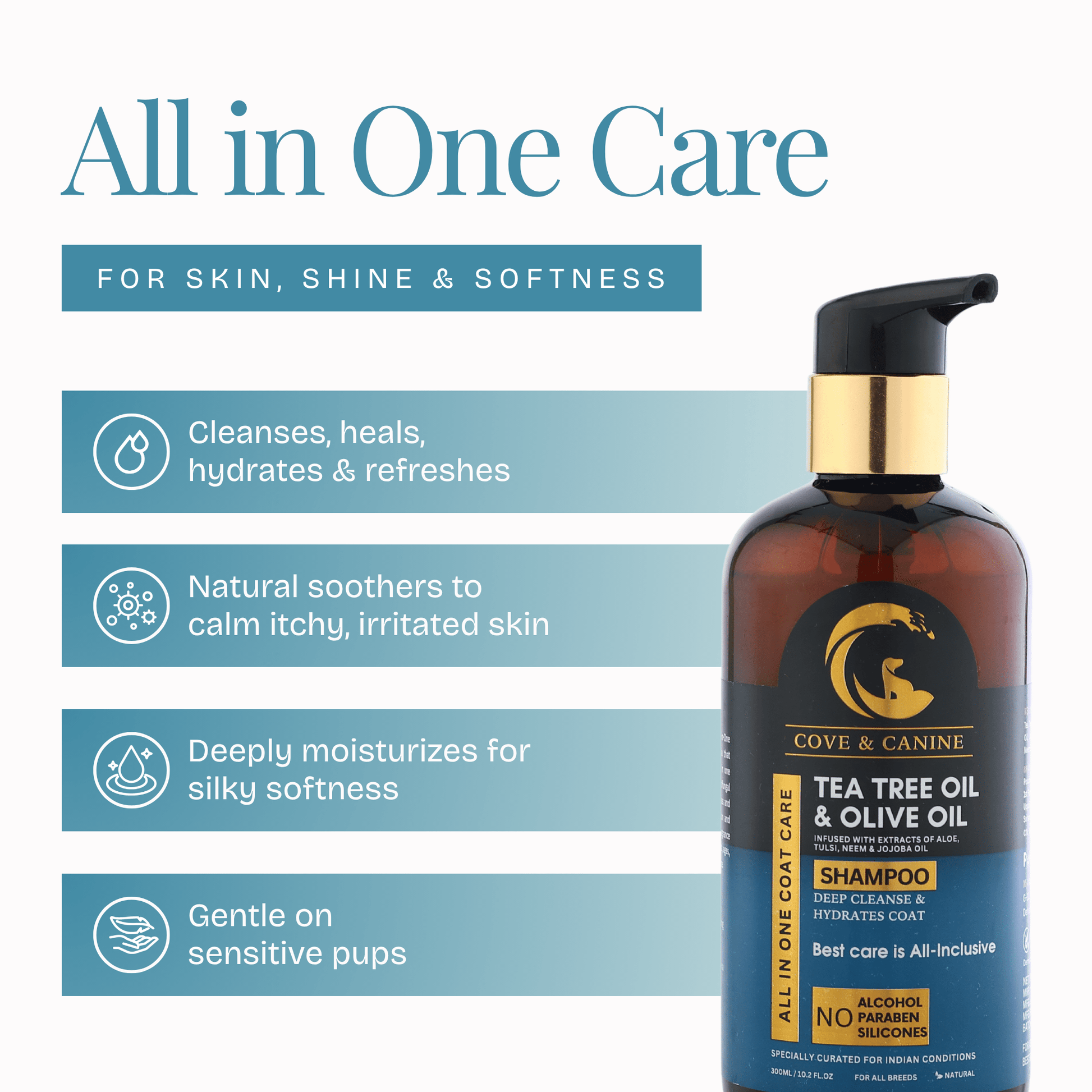 All in One Coat Care Shampoo - Poochyx