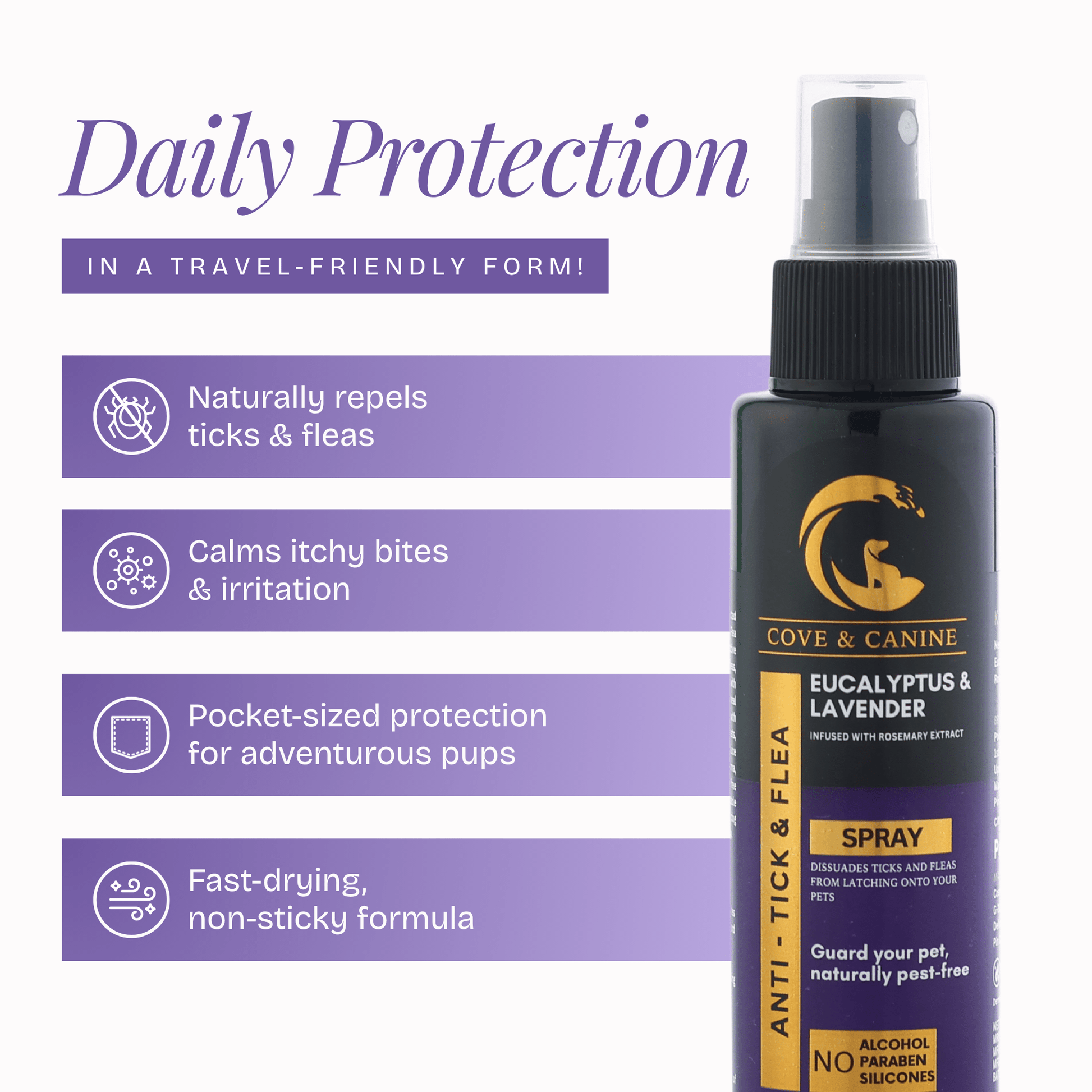 Anti Tick & Flea Spray - Poochyx
