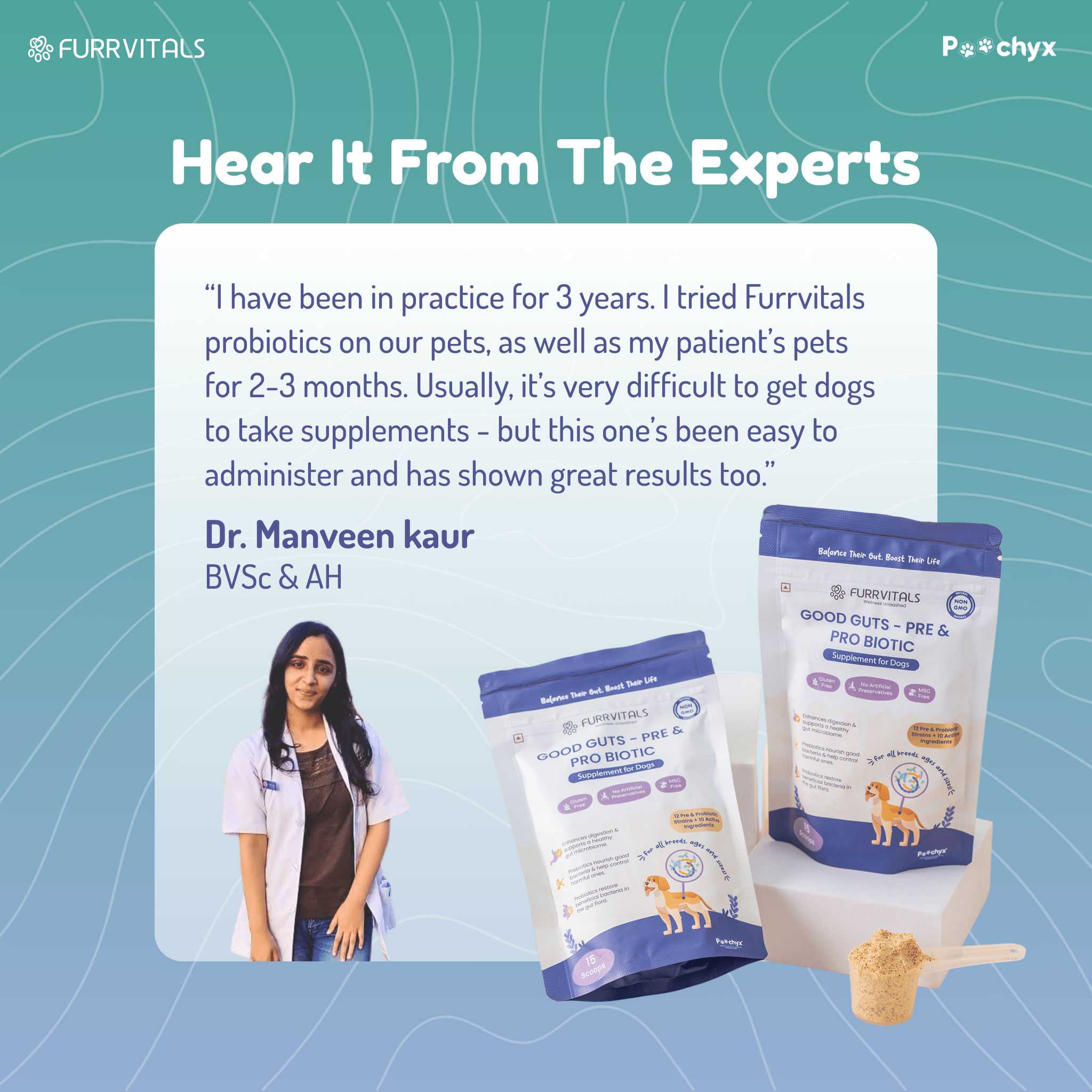 Good Guts - Pre & ProBiotic Supplements - Poochyx