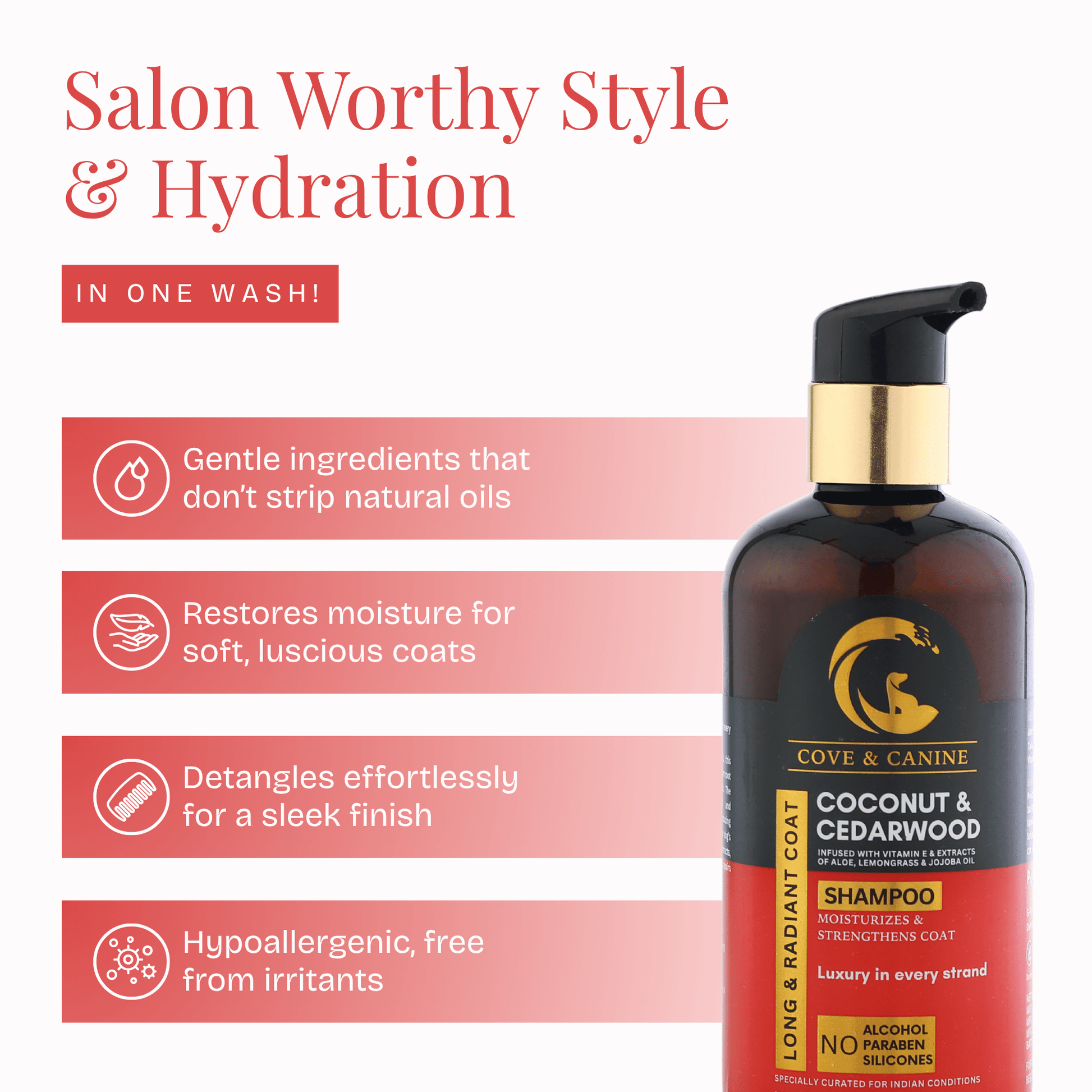 Long & Radiant Coat Shampoo - Poochyx