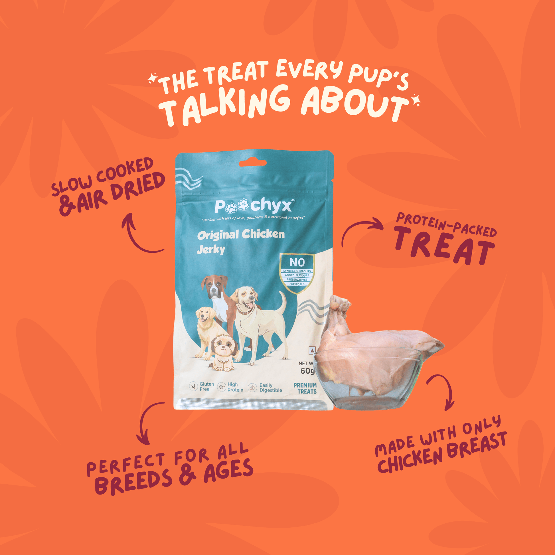 Original Chicken Jerky - Poochyx